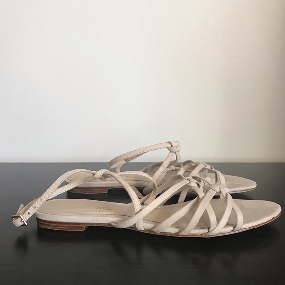 Delman nude suede strappy sandals, US 6, brand new - Picture 2 of 3